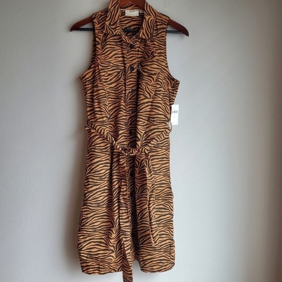 Maeve Tigresa Shirtdress size 10 NWT - Picture 3 of 7